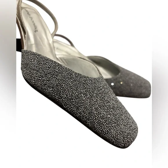 Ana Bonilla women’s dressy silver heels, size 7 - Picture 4 of 5